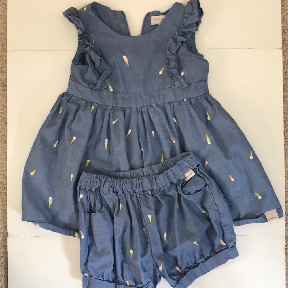 Gently worn Paul Smith two piece ice cream set